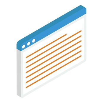 Web Interface Concepts vector