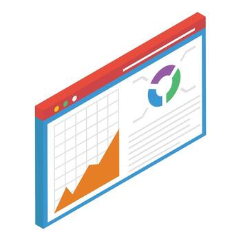 conceptos de analítica web vector