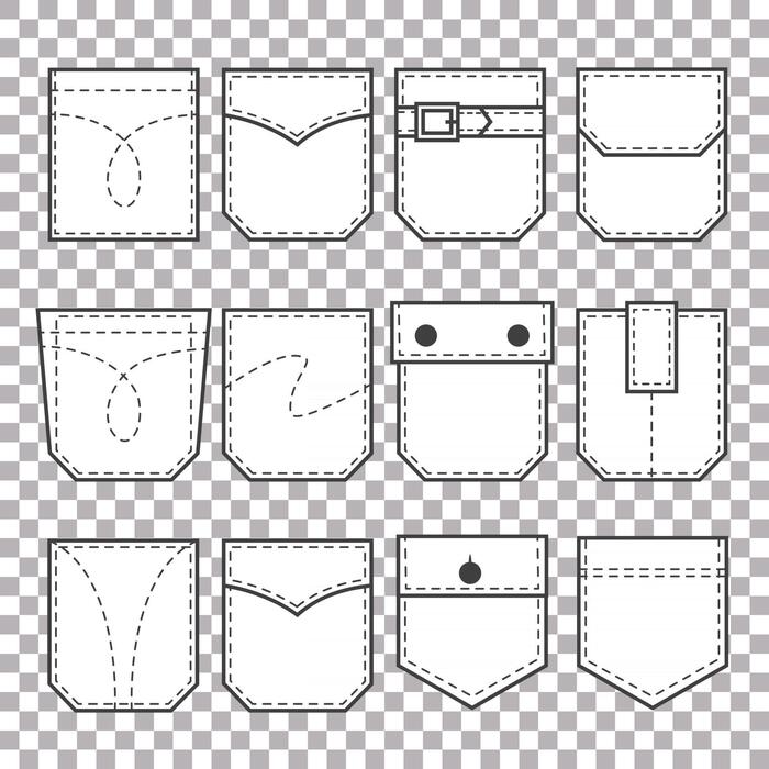 Shirt Pocket Vector Art, Icons, and Graphics for Free Download