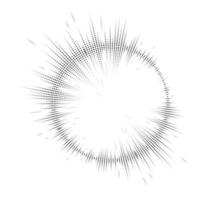 Bursting rays. Sunburst frame. Abstract equalizer element with dotted lines for design. Vector illustration.