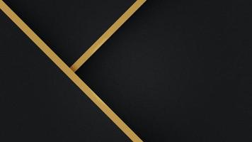 Plantilla abstracta fondo de triángulo negro con líneas de rayas doradas. estilo de lujo. para anuncios, carteles, plantillas, presentaciones comerciales. foto