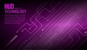 Fondo de concepto de tecnología futura de circuito cibernético vector