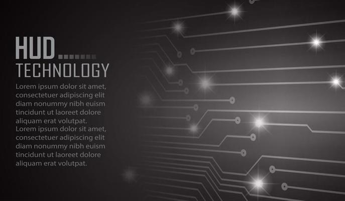 cyber circuit future technology concept background