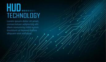 cyber circuit future technology concept background vector