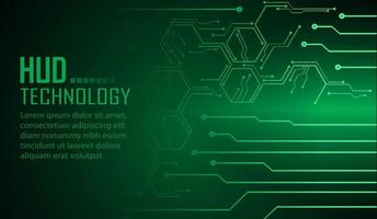 Fondo de concepto de tecnología futura de circuito cibernético vector