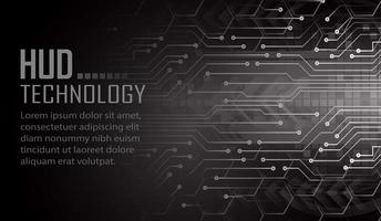 cyber circuit future technology concept background vector