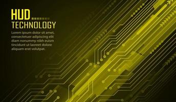 cyber circuit future technology concept background vector