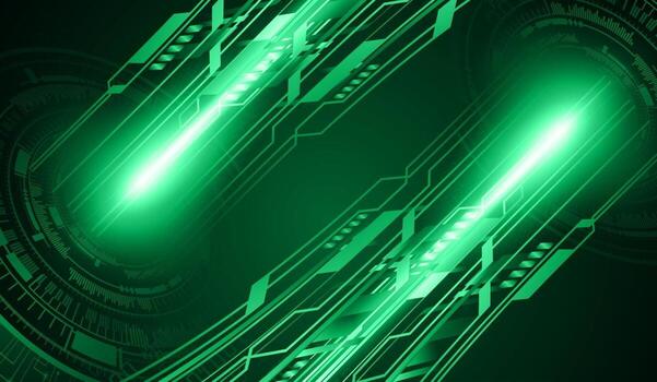 cyber circuit future technology concept background vector