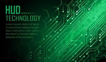 Fondo de concepto de tecnología futura de circuito cibernético vector