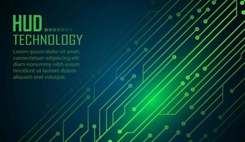 cyber circuit future technology concept background vector