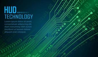 cyber circuit future technology concept background vector