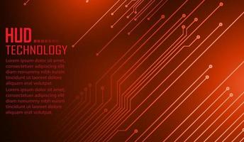 cyber circuit future technology concept background vector