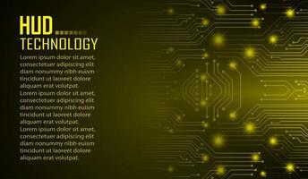 Fondo de concepto de tecnología futura de circuito cibernético vector