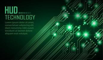 cyber circuit future technology concept background vector