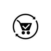 order processing icon vector