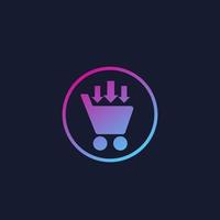 purchase order, commerce, vector icon