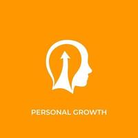 personal growth, self development icon vector