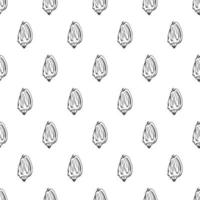 Seamless pattern with seashells. Marine background.  Hand drawn vector illustration in sketch style. Perfect for greetings, invitations, coloring books, textile, wedding and web design