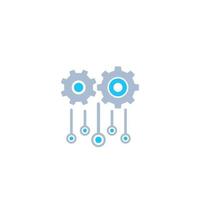automation concept, vector icon