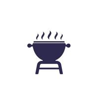 icono de vector de barbacoa