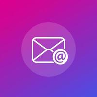 email, incoming message, mail vector icon