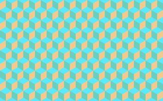 Abstract Isometric cube Shape Background. Seamless pattern vector illustration