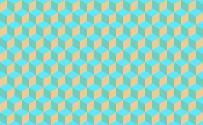 Abstract Isometric cube Shape Background. Seamless pattern vector illustration