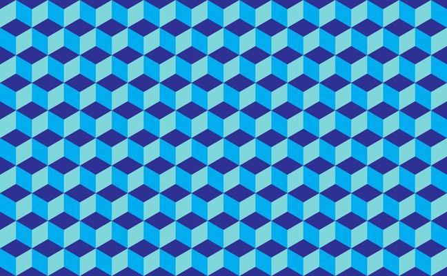 Abstract Isometric cube Shape Background. Seamless pattern vector illustration