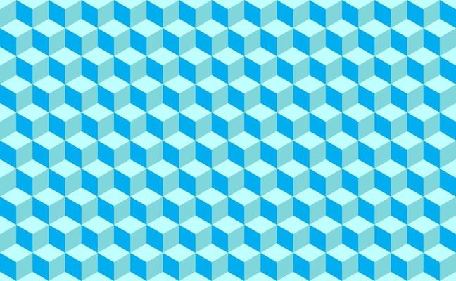 Abstract Isometric cube Shape Background. Seamless pattern vector illustration