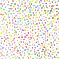 Rainbow Watercolor Random Polka Dots