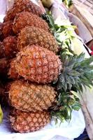 tasty and healthy pineapple stock photo