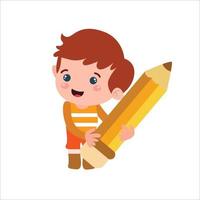 Little boys play. Children's activities.vector template design illustration vector