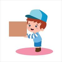 Little Boy Activity vector Template Design Illustration