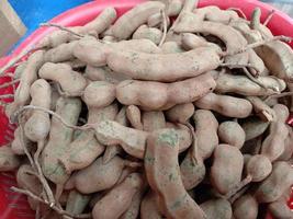 tasty brown colored tamarind stock photo