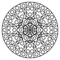 Mandala for Coloring book page vector