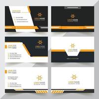 Creative And Corporate And Minimal Business Card Design Template vector