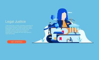 legal judgment vector illustration concept template background design can be use for presentation web banner UI UX landing page