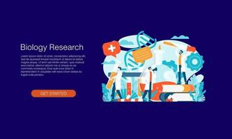 Science laboratory vaccine research vector illustration concept template background can be use for presentation web banner UI UX landing page