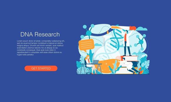 Science laboratory vaccine research vector illustration concept template background can be use for presentation web banner UI UX landing page