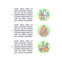 Cutting down on sugar tips concept line icons with text. PPT page vector template with copy space. Brochure, magazine, newsletter design element. Diabetes diet linear illustrations on white