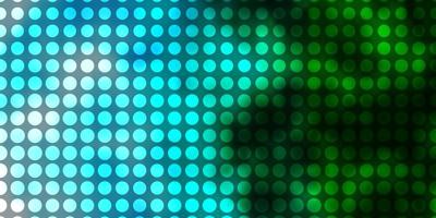 Light Blue, Green vector texture with circles.