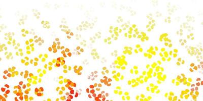 Light yellow vector pattern with abstract shapes.