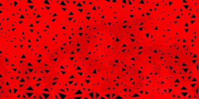 Dark red vector abstract triangle template.
