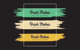 Grunge Brush strokes set. Vector paintbrushes sets. Grunge design elements. Rectangle text boxes, speech bubbles