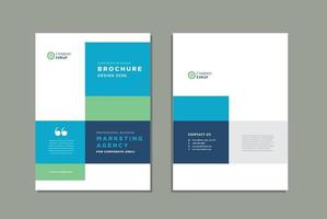 Business Brochure Cover Design or Annual Report and Company Profile Cover or Booklet and Catalog Cover vector