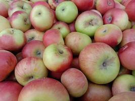 tasty and healthy fresh apple stock photo