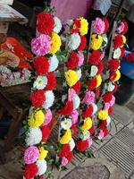 multiple colored flower bouquet closeup photo