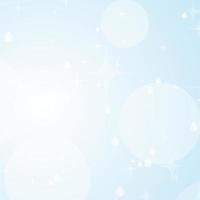 Light blue abstract background with stars and bokeh. Beautiful sky. Simple flat vector illustration.