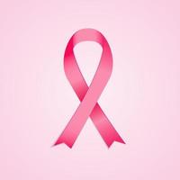 Breast Cancer Awareness Pink Ribbon Vector Illustration