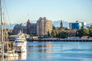 victoria british columbia canada scenery in june photo